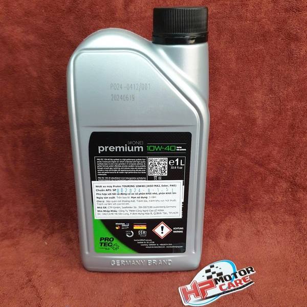 Nhớt Protec Premium 10W-40 Touring 1 lít